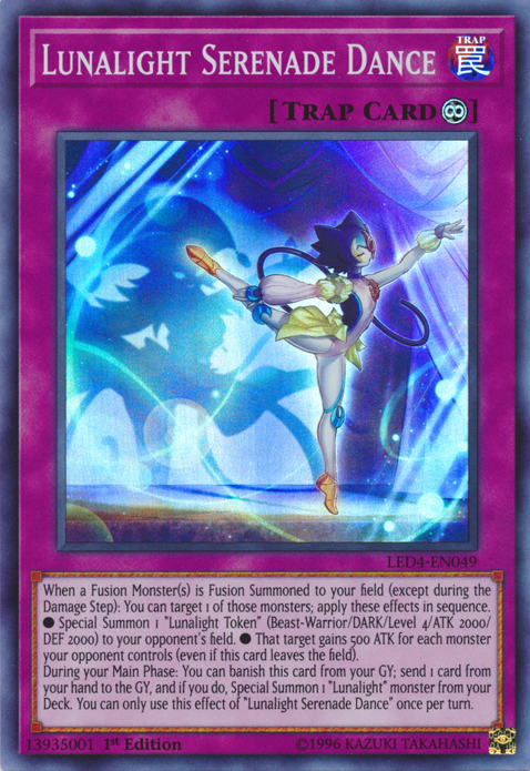 Lunalight Serenade Dance [LED4-EN049] Super Rare | Card Merchant Takapuna