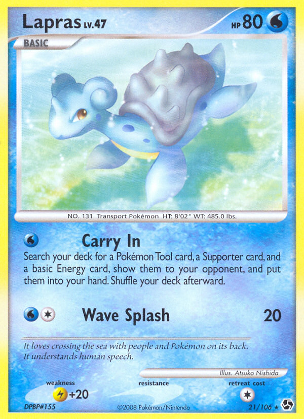 Lapras (21/106) [Diamond & Pearl: Great Encounters] | Card Merchant Takapuna