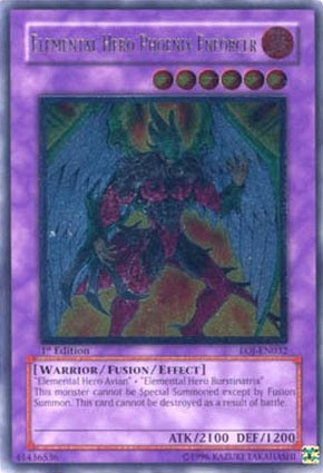 Elemental Hero Phoenix Enforcer [EOJ-EN032] Ultimate Rare | Card Merchant Takapuna