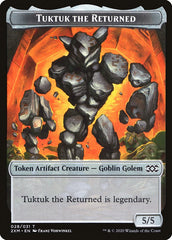 Human Soldier // Tuktuk the Returned Double-Sided Token [Double Masters Tokens] | Card Merchant Takapuna