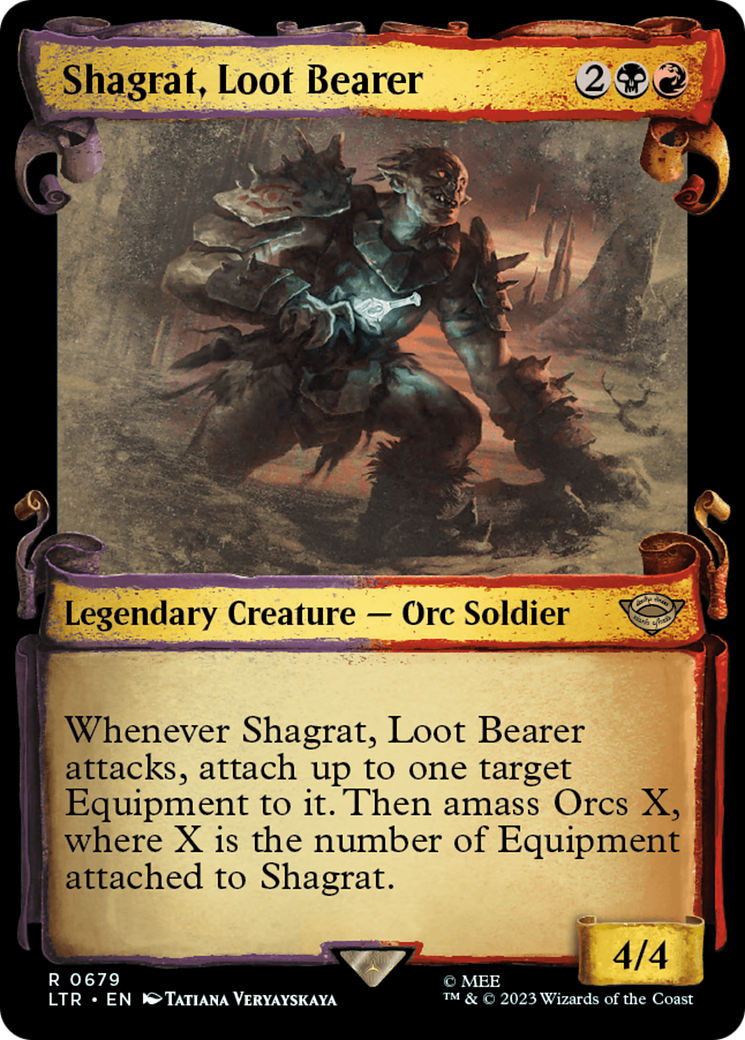 Shagrat, Loot Bearer [The Lord of the Rings: Tales of Middle-Earth Showcase Scrolls] | Card Merchant Takapuna