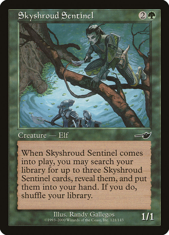 Skyshroud Sentinel [Nemesis] | Card Merchant Takapuna