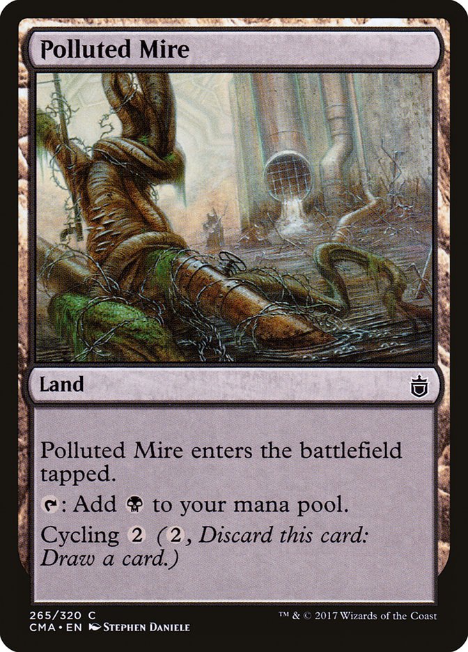 Polluted Mire [Commander Anthology] | Card Merchant Takapuna