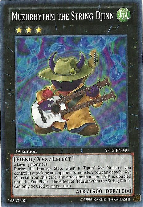 Muzurhythm the String Djinn [YS12-EN040] Super Rare | Card Merchant Takapuna