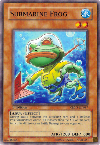 Submarine Frog [CRMS-EN087] Common | Card Merchant Takapuna