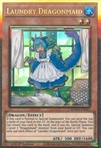 Laundry Dragonmaid [MAGO-EN021] Gold Rare | Card Merchant Takapuna