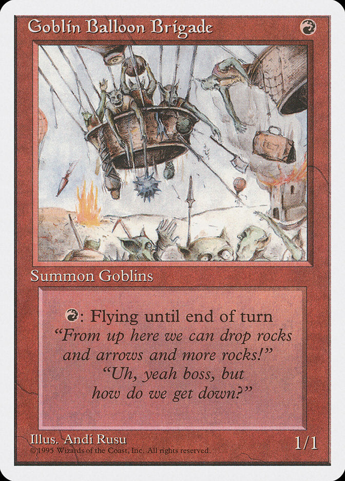 Goblin Balloon Brigade [Fourth Edition] | Card Merchant Takapuna