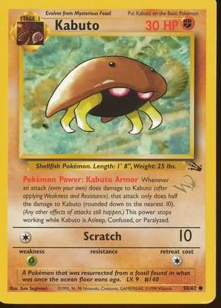 Kabuto (50/62) (W Stamped Promo) [Fossil Unlimited] | Card Merchant Takapuna