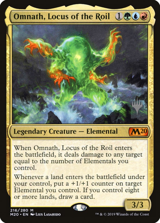 Omnath, Locus of the Roil (Promo Pack) [Core Set 2020 Promos] | Card Merchant Takapuna