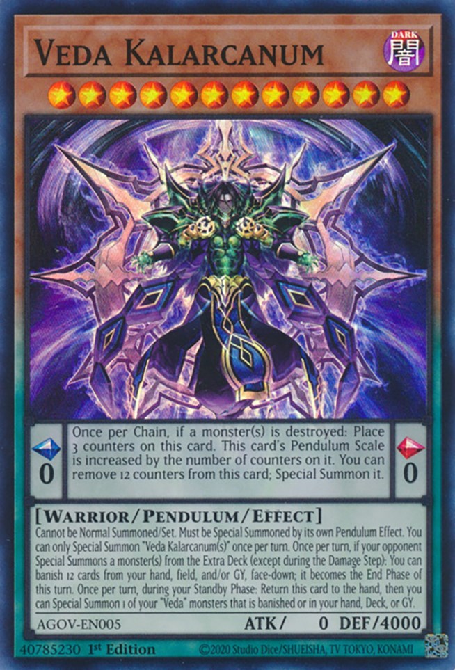 Veda Kalarcanum [AGOV-EN005] Super Rare | Card Merchant Takapuna