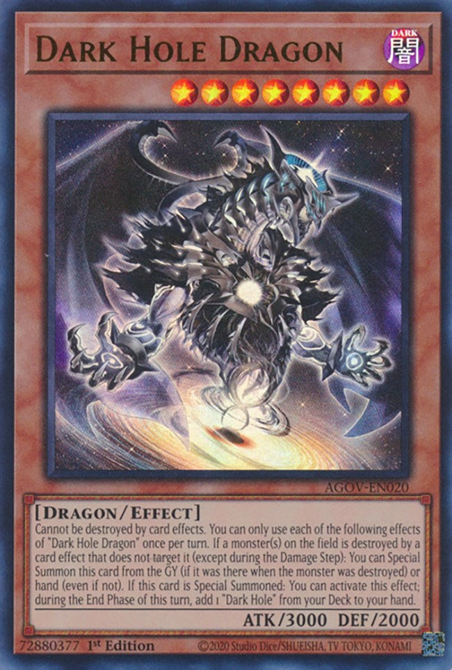 Dark Hole Dragon [AGOV-EN020] Ultra Rare | Card Merchant Takapuna