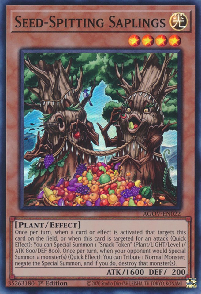 Seed-Spitting Saplings [AGOV-EN022] Super Rare | Card Merchant Takapuna