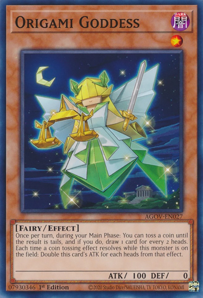 Origami Goddess [AGOV-EN027] Common | Card Merchant Takapuna