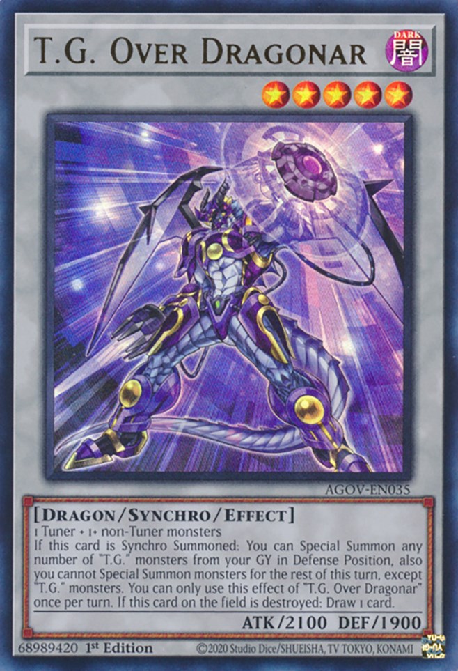 T.G. Over Dragonar [AGOV-EN035] Ultra Rare | Card Merchant Takapuna