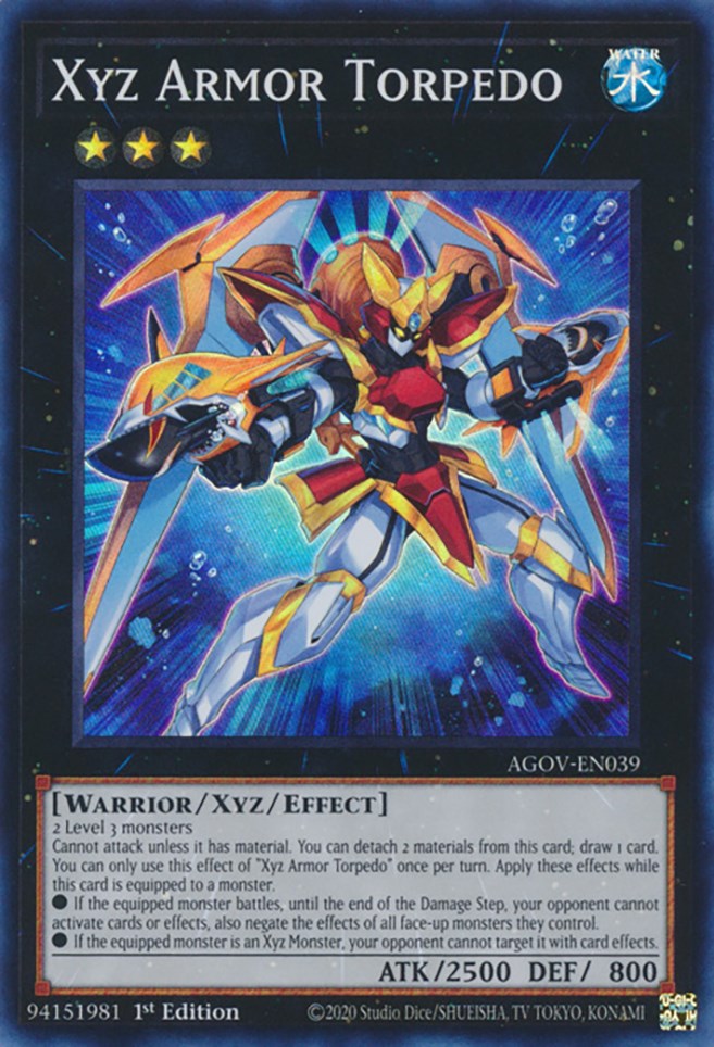 Xyz Armor Torpedo [AGOV-EN039] Super Rare | Card Merchant Takapuna