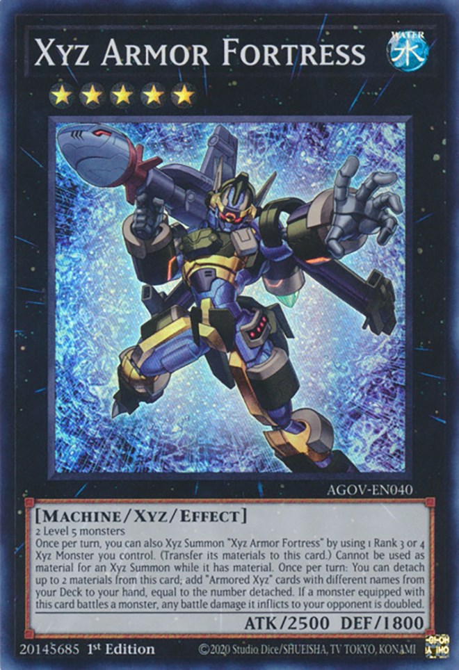 Xyz Armor Fortress [AGOV-EN040] Super Rare | Card Merchant Takapuna