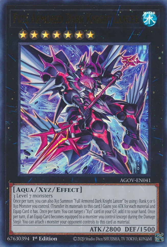 Full Armored Dark Knight Lancer [AGOV-EN041] Ultra Rare | Card Merchant Takapuna