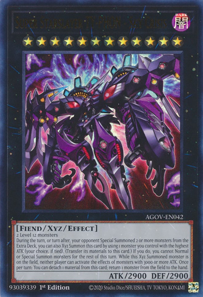 Super Starslayer TY-PHON - Sky Crisis [AGOV-EN042] Ultra Rare | Card Merchant Takapuna