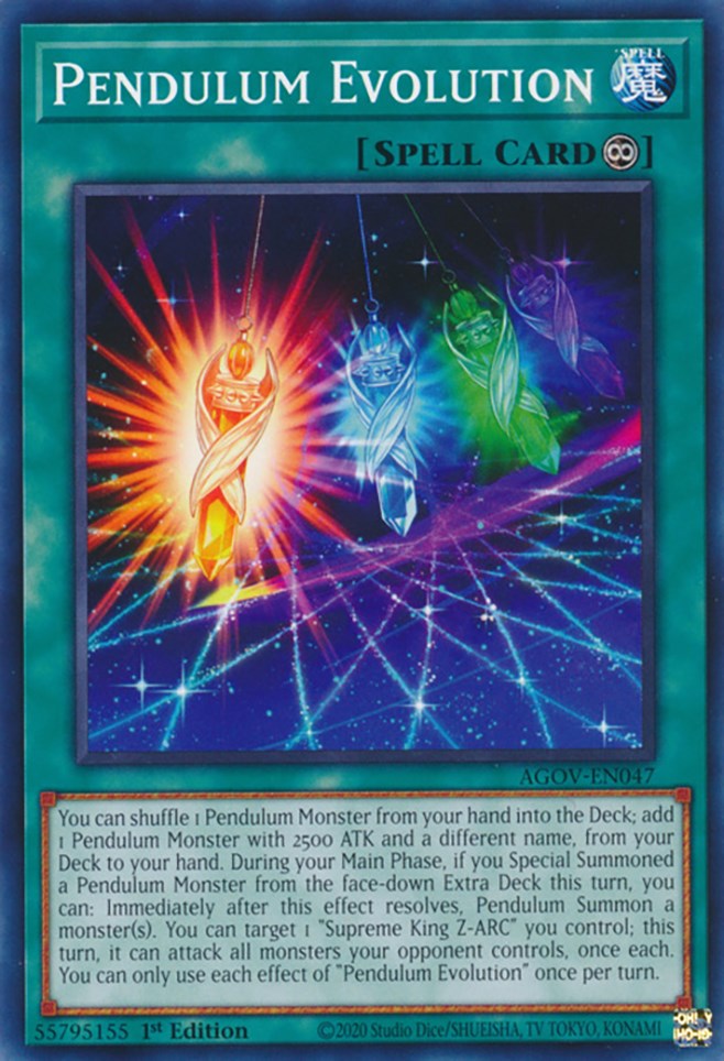 Pendulum Evolution [AGOV-EN047] Common | Card Merchant Takapuna