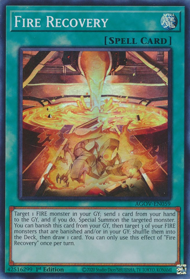 Fire Recovery [AGOV-EN059] Super Rare | Card Merchant Takapuna