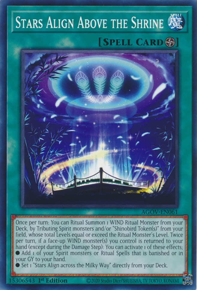 Stars Align Above the Shrine [AGOV-EN061] Common | Card Merchant Takapuna