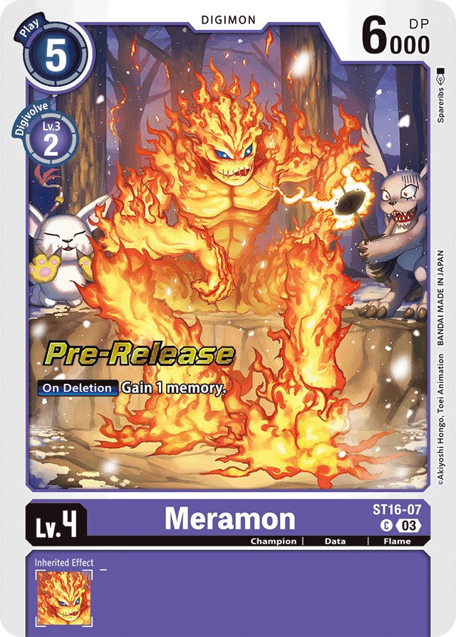 Meramon [ST16-07] [Starter Deck: Wolf of Friendship Pre-Release Cards] | Card Merchant Takapuna