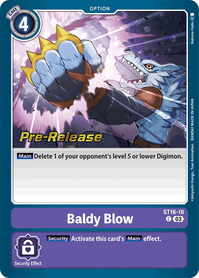 Baldy Blow [ST16-16] [Starter Deck: Wolf of Friendship Pre-Release Cards] | Card Merchant Takapuna