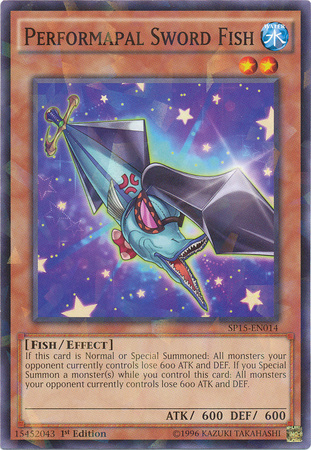 Performapal Sword Fish [SP15-EN014] Shatterfoil Rare | Card Merchant Takapuna