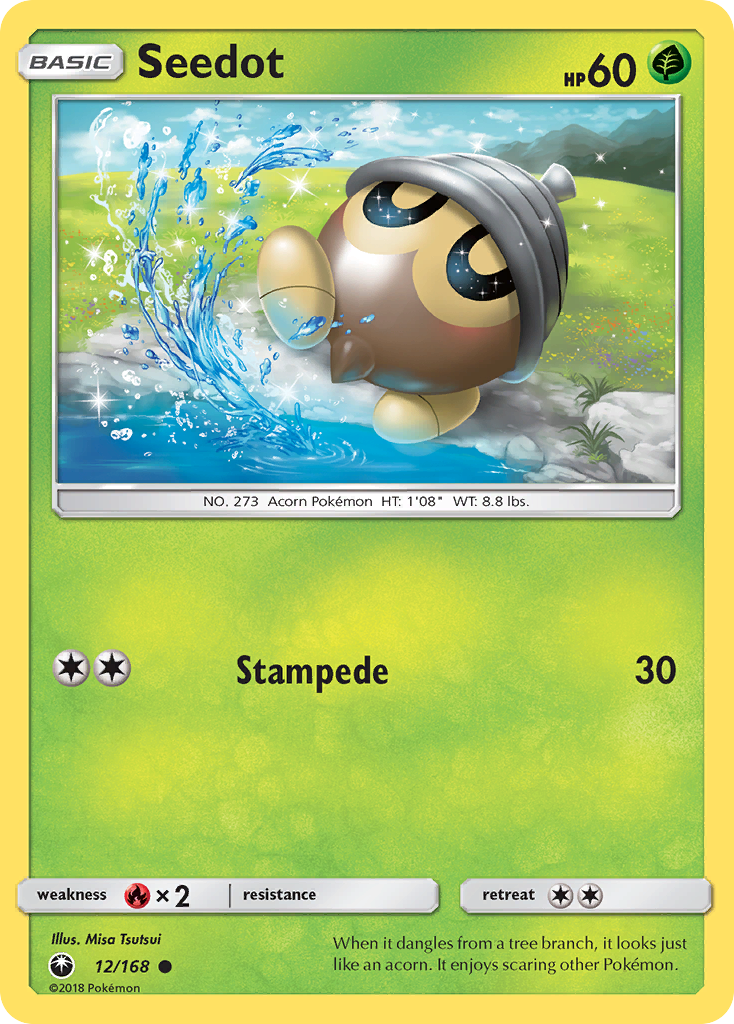 Seedot (12/168) [Sun & Moon: Celestial Storm] | Card Merchant Takapuna