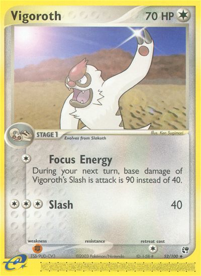 Vigoroth (52/100) [EX: Sandstorm] | Card Merchant Takapuna