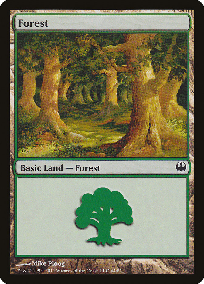 Forest (44) [Duel Decks: Knights vs. Dragons] | Card Merchant Takapuna