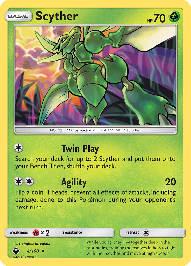 Scyther (4/168) [Sun & Moon: Celestial Storm] | Card Merchant Takapuna