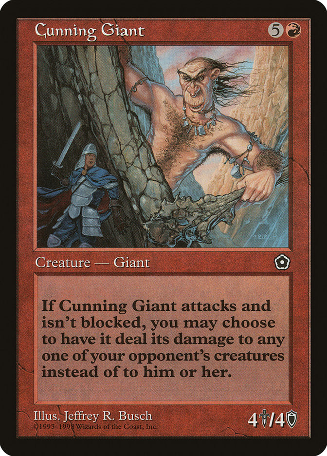 Cunning Giant [Portal Second Age] | Card Merchant Takapuna