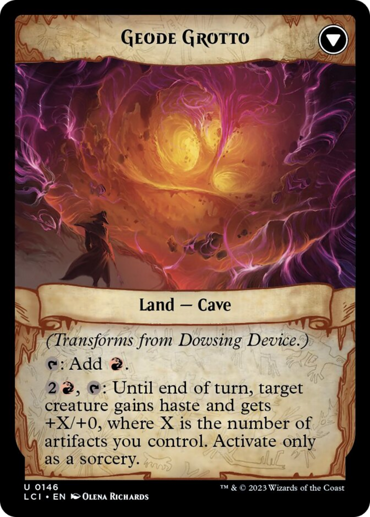 Dowsing Device // Geode Grotto [The Lost Caverns of Ixalan] | Card Merchant Takapuna