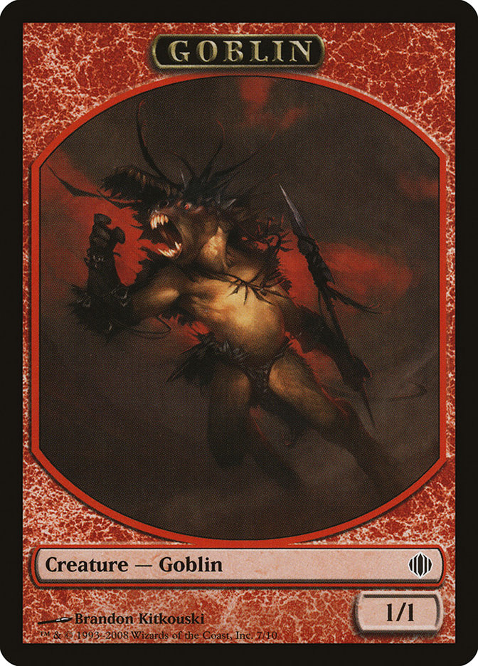 Goblin Token [Shards of Alara Tokens] | Card Merchant Takapuna