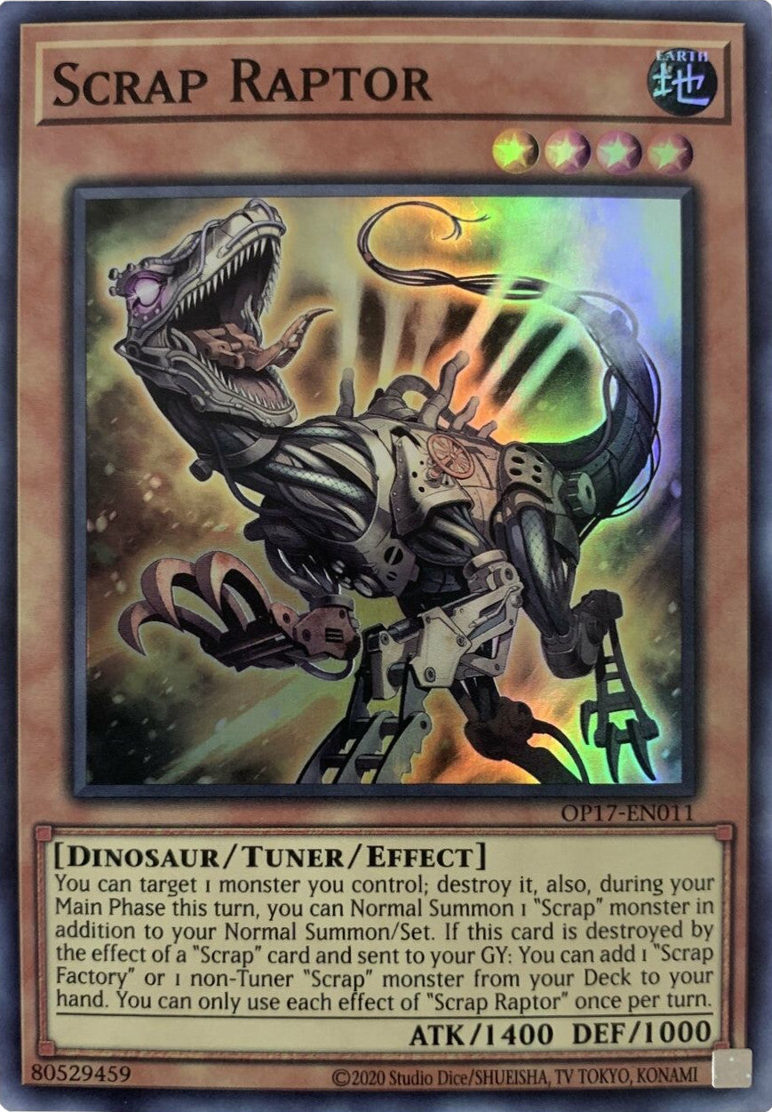 Scrap Raptor [OP17-EN011] Super Rare | Card Merchant Takapuna