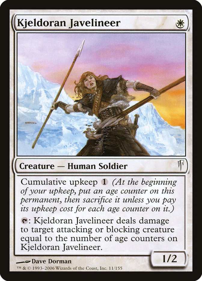 Kjeldoran Javelineer [Coldsnap] | Card Merchant Takapuna