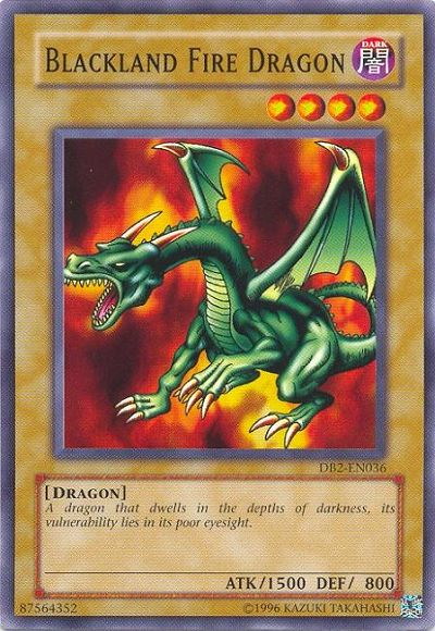 Blackland Fire Dragon [DB2-EN036] Common | Card Merchant Takapuna