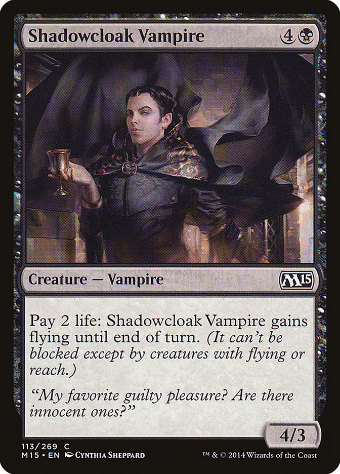 Shadowcloak Vampire [Magic 2015] | Card Merchant Takapuna