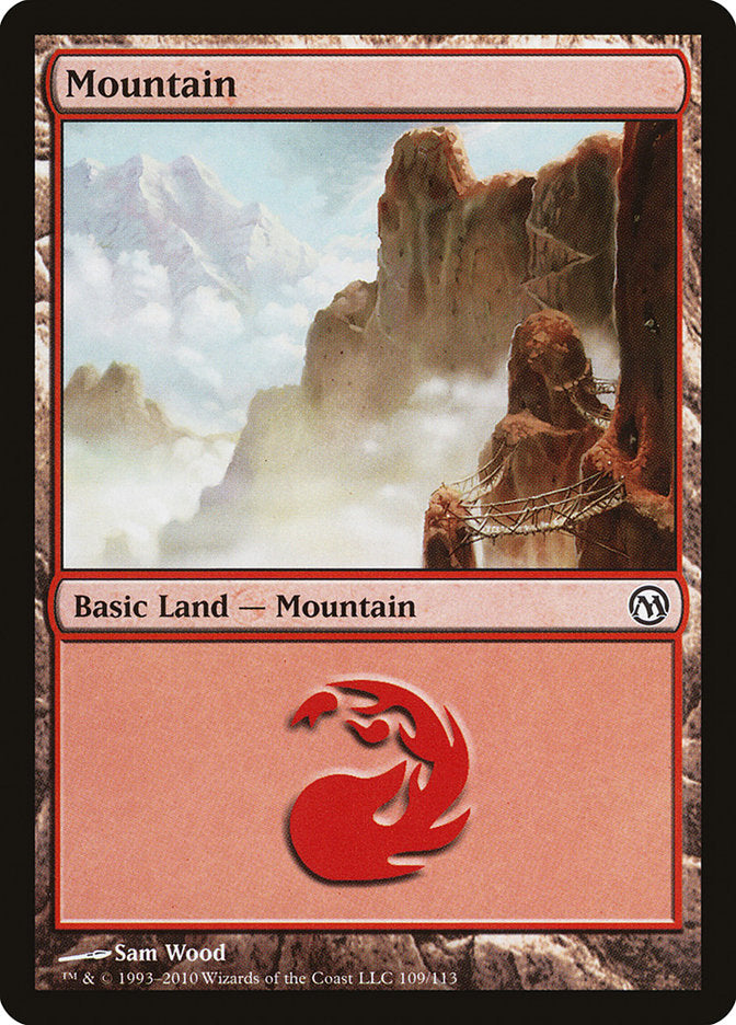 Mountain (109) [Duels of the Planeswalkers] | Card Merchant Takapuna