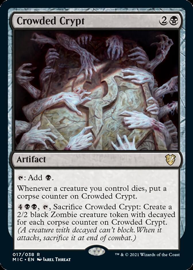 Crowded Crypt [Innistrad: Midnight Hunt Commander] | Card Merchant Takapuna