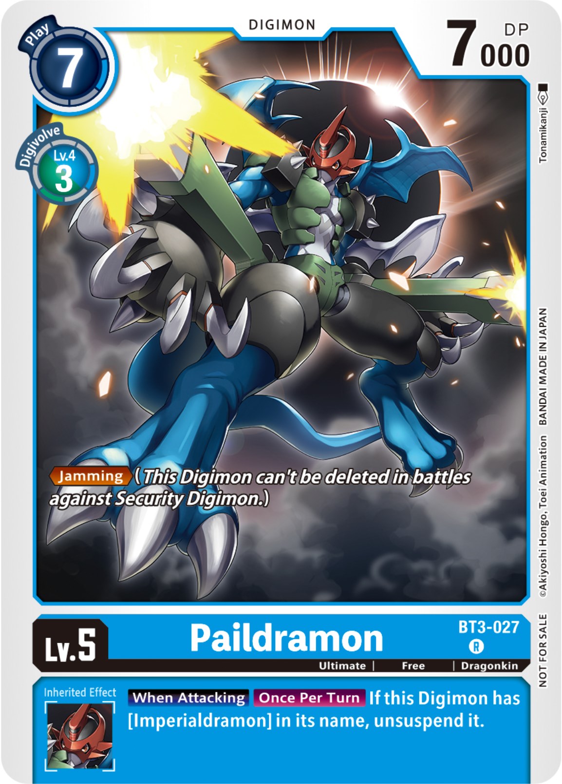 Paildramon [BT3-027] (NYCC 2023 Demo Deck) [Release Special Booster Ver.1.5] | Card Merchant Takapuna