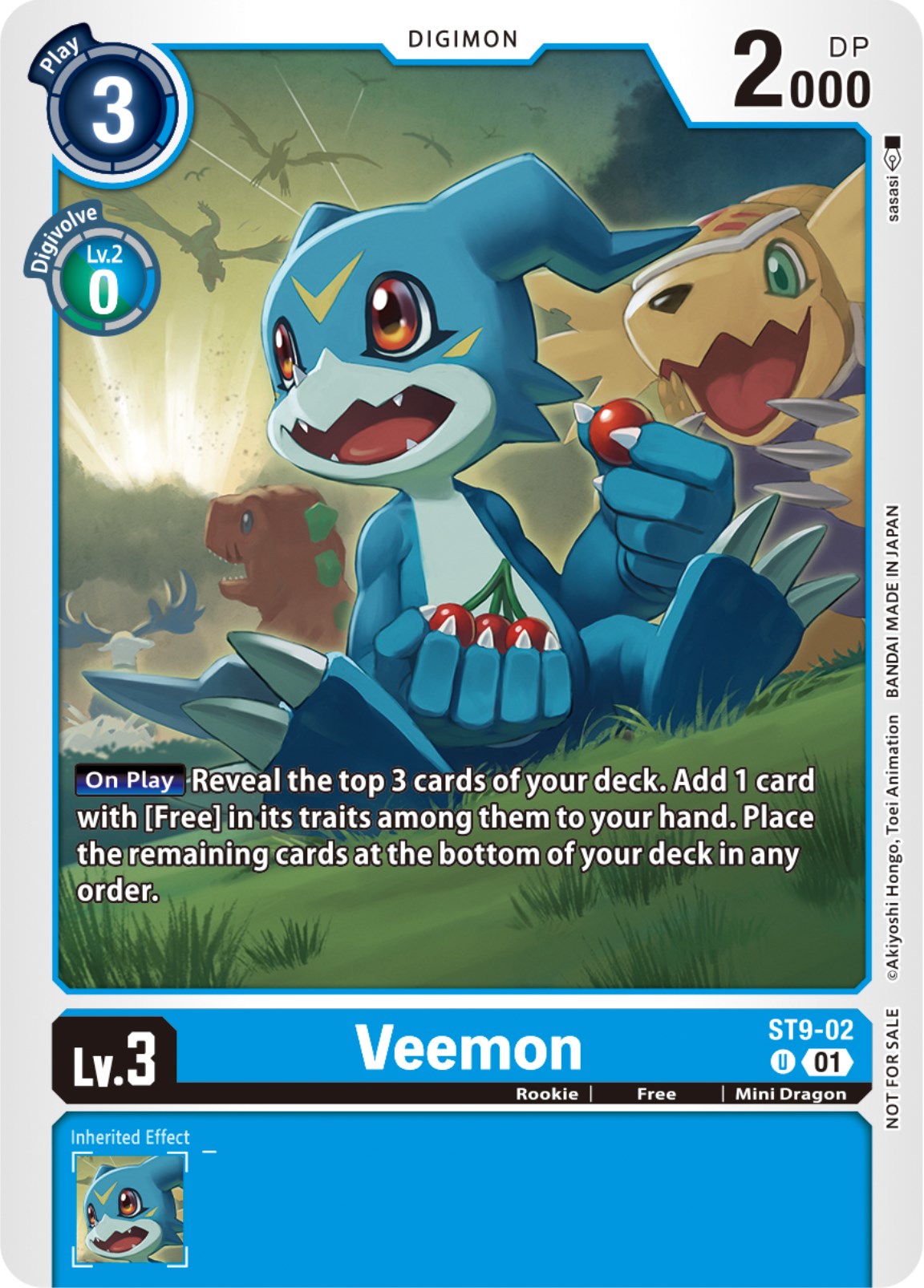 Veemon [ST9-02] (NYCC 2023 Demo Deck) [Starter Deck: Ultimate Ancient Dragon] | Card Merchant Takapuna