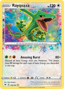 Rayquaza (138/185) [Sword & Shield: Vivid Voltage] | Card Merchant Takapuna