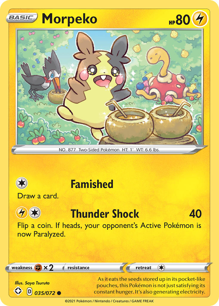 Morpeko (035/072) [Sword & Shield: Shining Fates] | Card Merchant Takapuna