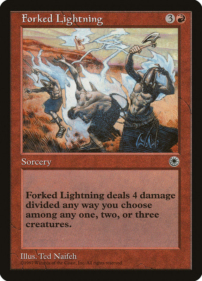 Forked Lightning [Portal] | Card Merchant Takapuna