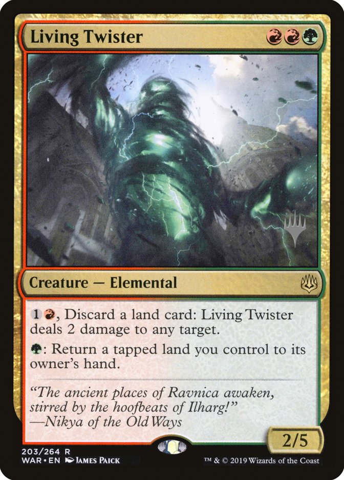 Living Twister (Promo Pack) [War of the Spark Promos] | Card Merchant Takapuna