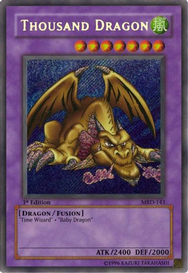 Thousand Dragon [MRD-143] Secret Rare | Card Merchant Takapuna