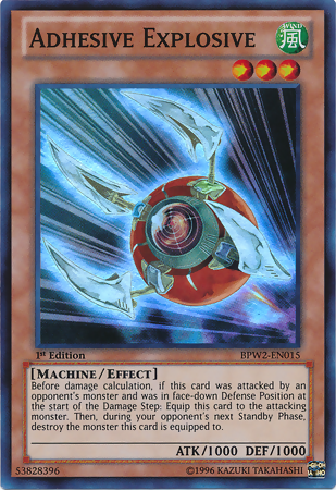 Adhesive Explosive [BPW2-EN015] Super Rare | Card Merchant Takapuna