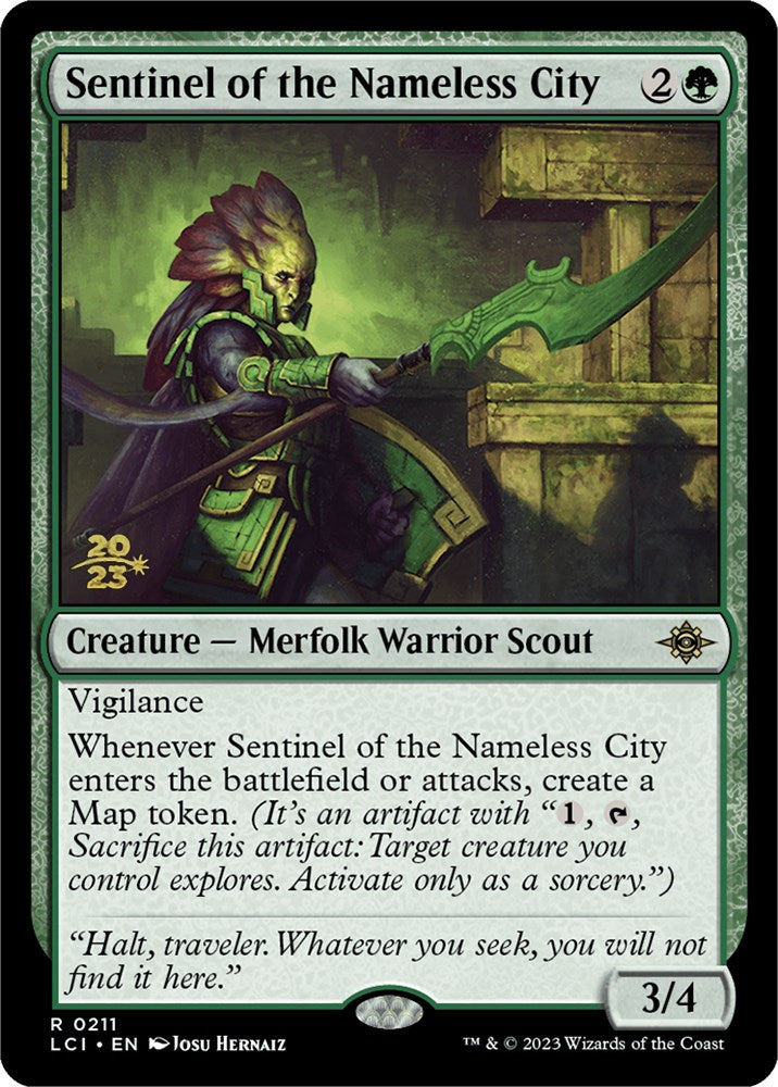 Sentinel of the Nameless City [The Lost Caverns of Ixalan Prerelease Cards] | Card Merchant Takapuna